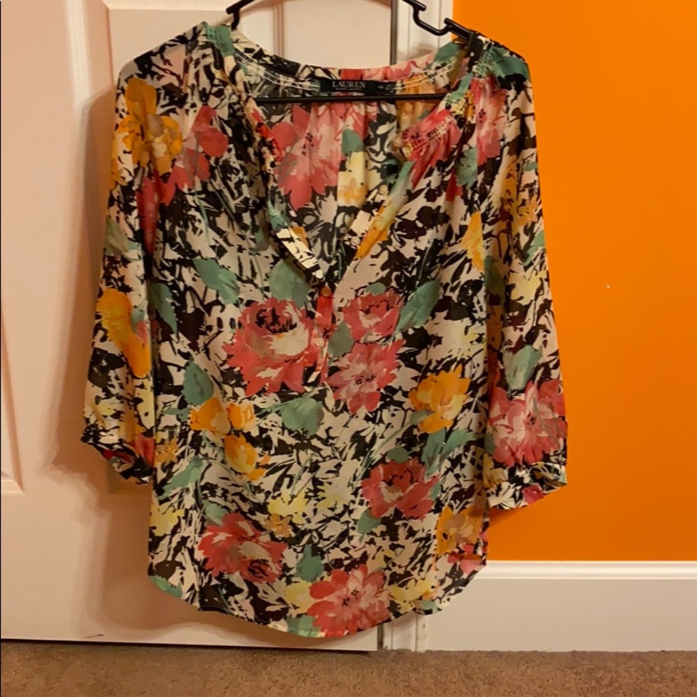 Ralph Lauren floral blouse